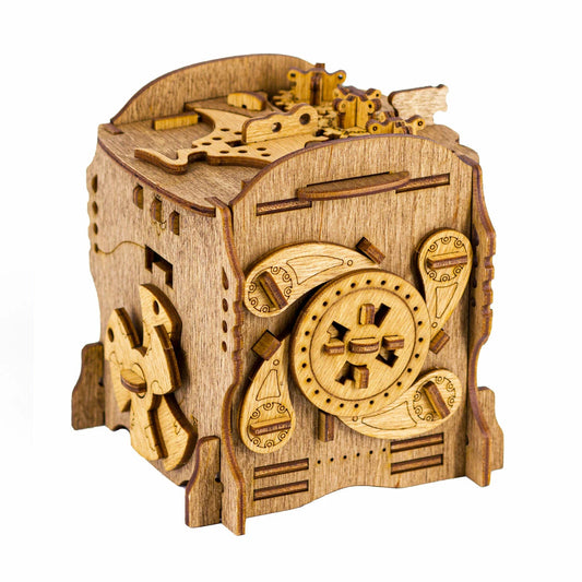 Captain’s Nautical Cluebox – Wooden Puzzle Escape Box Gift