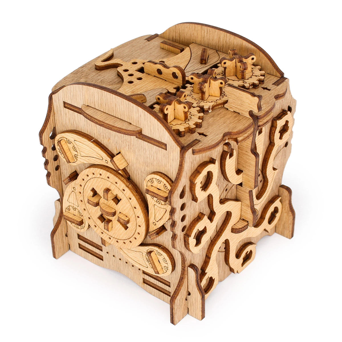 Captain’s Nemo Nautilus Cluebox – Wooden Puzzle Escape Box Gift 