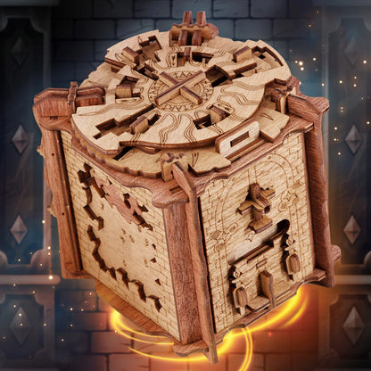 Trial of Camelot Wooden Puzzle Box