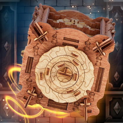 Trial of Camelot Wooden Puzzle Box