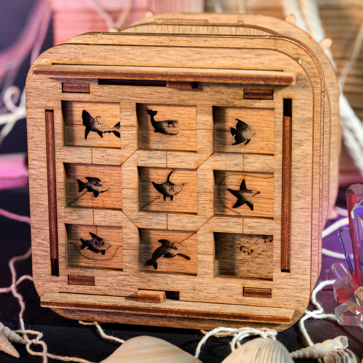 Davy Jones’ Locker Puzzle Box – Nautical Escape Room Brain Teaser