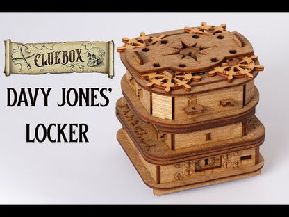 Davy Jones' Locker Wooden Mechanical Puzzle Box Layered Structure
