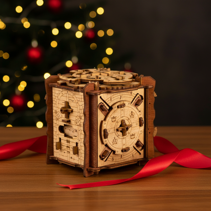 Trial of Camelot Wooden Mechanical Puzzle Box Cube Design Mechanical Puzzle Box